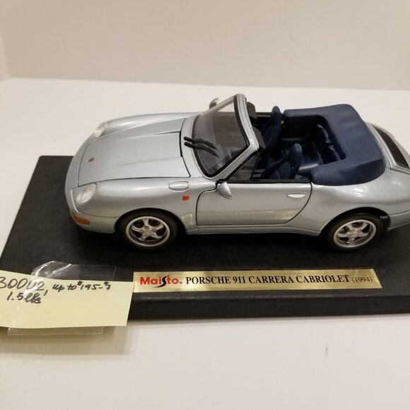 🚗1994 Maisto Porsche 911 Carrera Cabriolet Rare Vintage Collectible - Picture 5 of 17